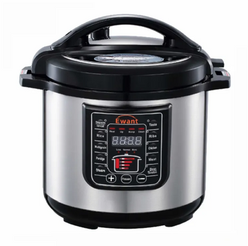 Silver Crest 10 In 1 Electric Pressure Cooker Instant Programmable Smart Pot 1050 Watts, 6 Liters