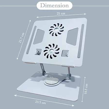 Laptop Stand with Dual Cooling Fan