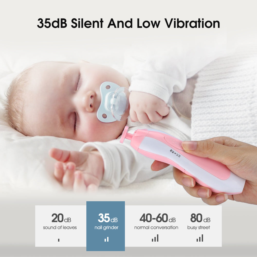 Electric Baby Nail Trimmer – Safe & Gentle Nail Care for Newborns and Toddlers
