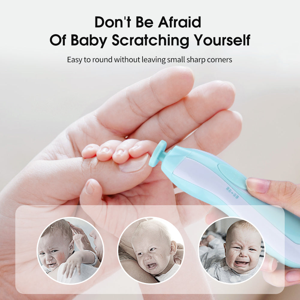 Electric Baby Nail Trimmer – Safe & Gentle Nail Care for Newborns and Toddlers