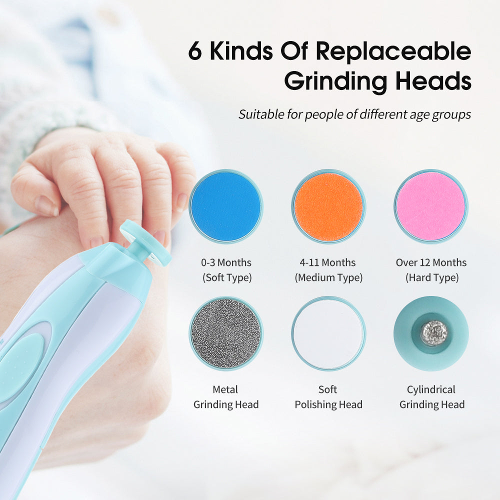 Electric Baby Nail Trimmer – Safe & Gentle Nail Care for Newborns and Toddlers