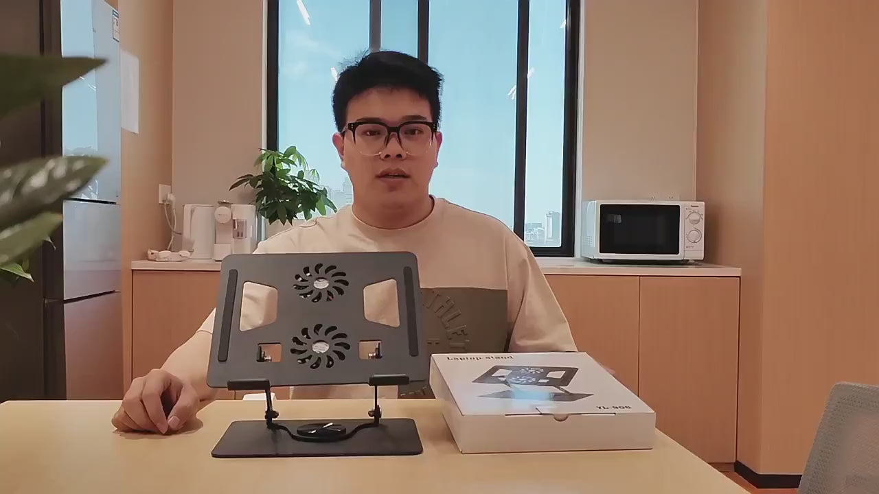 Laptop Stand with Dual Cooling Fan